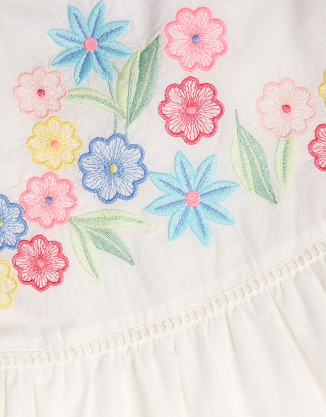 Floral Embroidered Cotton Dress – Soft, Elegant & Perfect for Your Little One!