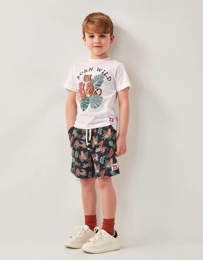 Cool & Comfy Tiger Print Set for Your Little Explorer